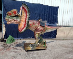 騎乘雙冠龍 騎乘恐龍 恐龍租賃 仿真恐龍出售 恐龍展覽